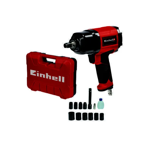 Гайковерт TC-PW 610 пневматический, 610Нм, 6.3бар, 142л/мин, 2кг Einhell (4138960) - Фото 2