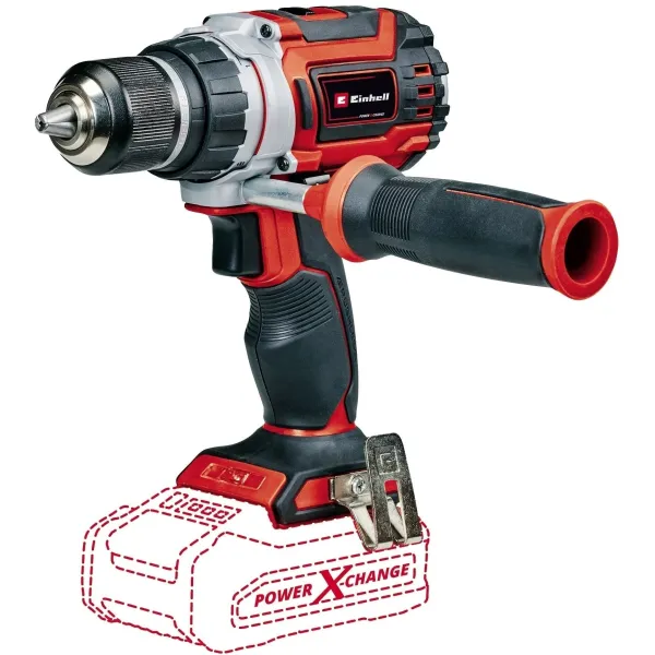 Шуруповерт-дрель аккумуляторный TP-CD 18/60 Li BL - Solo, PXC, 18В, 60Нм, 0-500/0-2000об/мин, 1.37 кг, без АКБ и ЗУ Einhell (4514210) - Фото 1