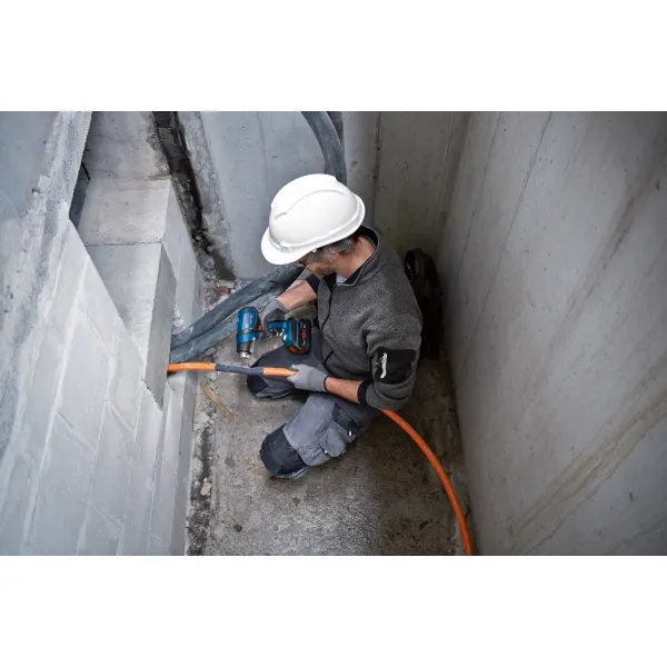 Фен строительный аккумуляторный GHG 18V-50 PROFESSIONAL, 18В, 300/500 °C, 175 л/мин, 0.59кг, без АКБ та ЗП  Bosch (0.601.2A6.500) - Фото 3
