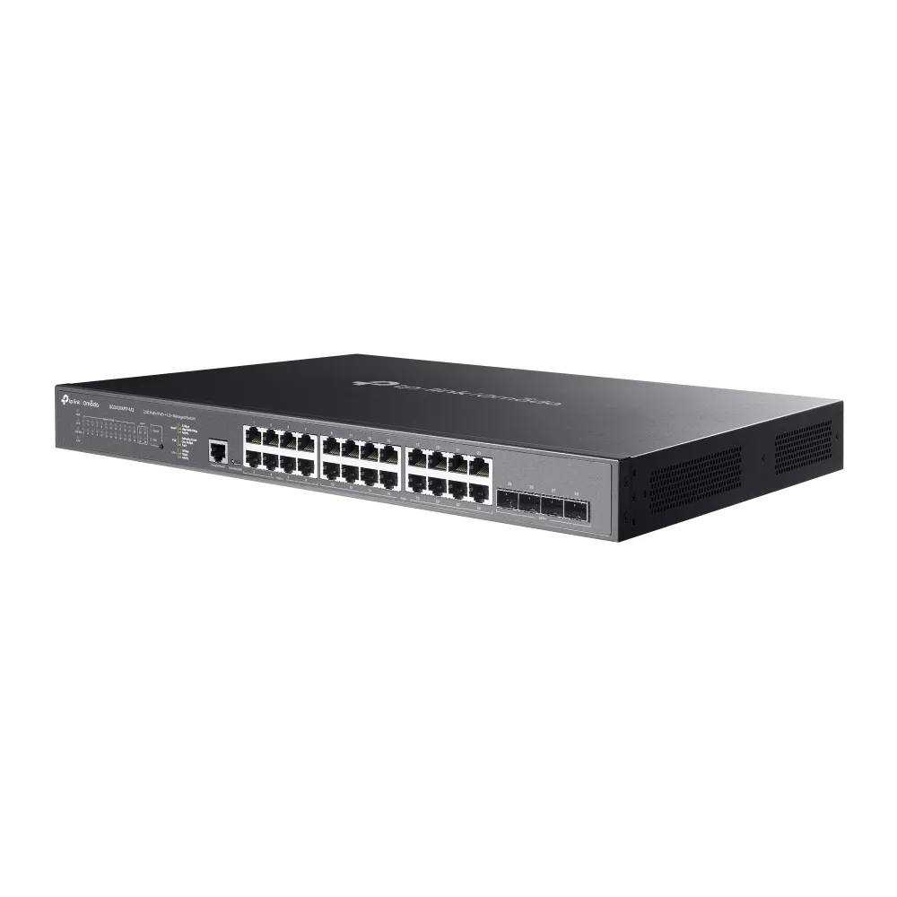Коммутатор SG3428XPP-M2 24x2.5GE (24xPoE), 4xSFP+, 500Вт, Керований L2 TP-LINK (SG3428XPP-M2) - Фото 2
