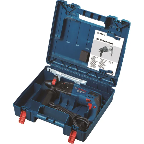 Перфоратор GBH 220, SDS-plus, 720Вт, 2Дж, 2.3кг Bosch (0.611.2A6.020) - Фото 6