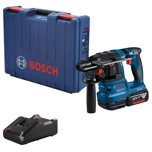 Перфоратор аккумуляторный GBH 185-LI, SDS-Plus, 18В, акб 1х4А•ч, 1.9Дж, 2.3кг Bosch (0.611.924.022)