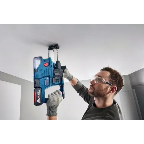Перфоратор аккумуляторный GBH 185-LI, SDS-Plus, 18В, акб 1х4А•ч, 1.9Дж, 2.3кг Bosch (0.611.924.022) - Фото 3