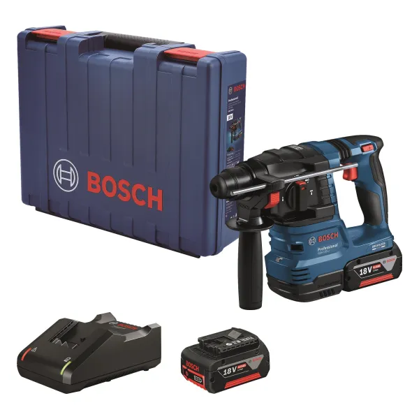 Перфоратор аккумуляторный GBH 185-LI, SDS-Plus, 18В, акб 2х4Ач, 1.9Дж, 2.3кг Bosch (0.611.924.021)