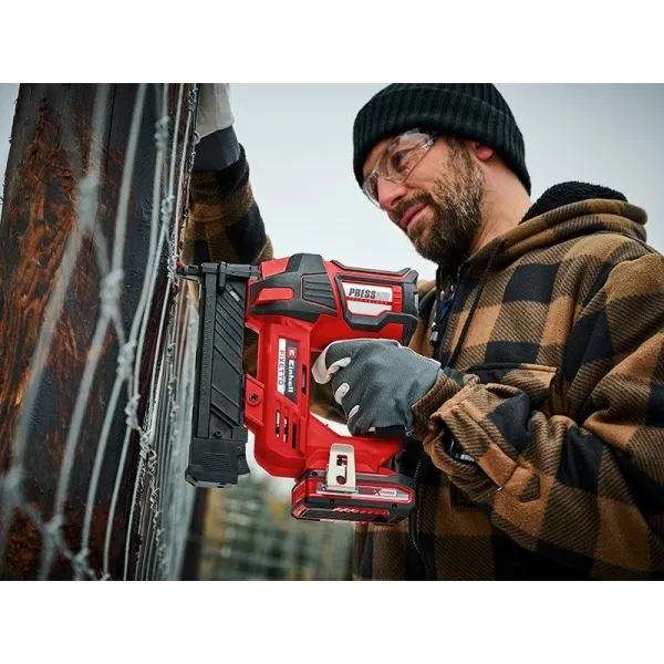 Степлер аккумуляторный FIXETTO 18/38 Solo, PXC, 18В, под скобы 10-38мм, 60п/мин, 2.8кг, (без АКБ и ЗУ) Einhell (4257785) - Фото 1