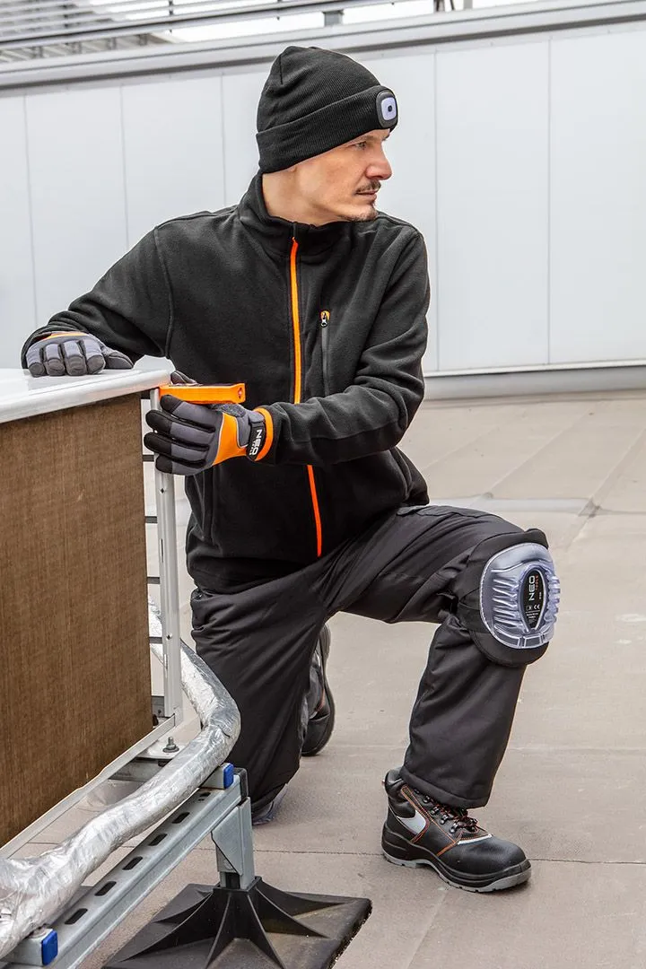 Кофта робоча Outdoor, флісова, 300г/м кв, на блискавці, XL(56), чорний Neo Tools (81-500-XL) - Фото 1