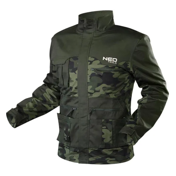 Куртка рабочая Camo, узор моро, L(52), камуфляж Neo Tools (81-211-L)