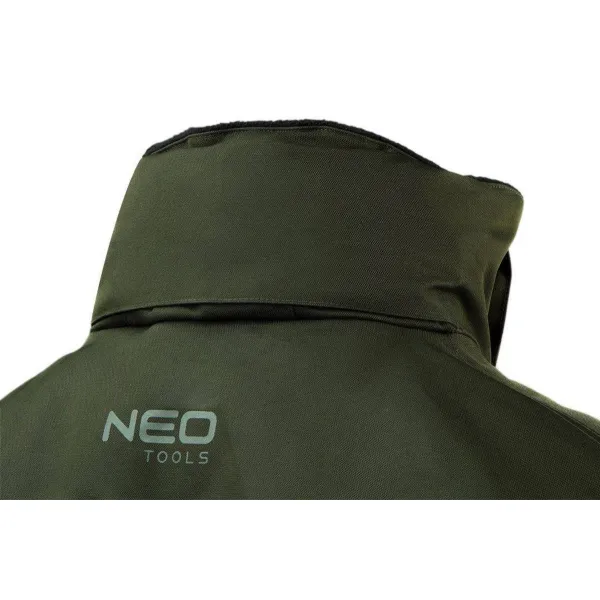 Куртка робоча Camo, утеплена, мембрана ТПУ, капюшон, L(52), зелений темний Neo Tools (81-573-L) - Фото 9