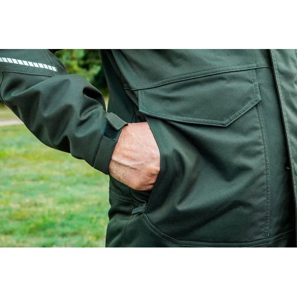Куртка робоча Camo, утеплена, мембрана ТПУ, капюшон, XL(54), зелений темний Neo Tools (81-573-XL) - Фото 3