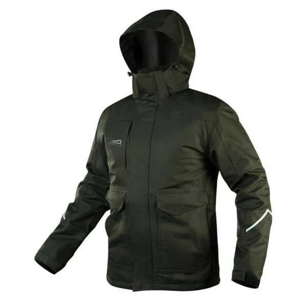 Куртка робоча Camo, утеплена, мембрана ТПУ, капюшон, XL(54), зелений темний Neo Tools (81-573-XL) - Фото 11