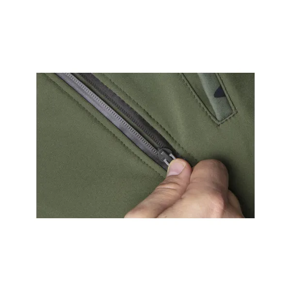 Куртка рабочая Camo, материал Softshell, подкладка флис, ветро и водонепроницаемая, капюшон, XXL(56), оливковый Neo Tools (81-553-XXL) - Фото 1