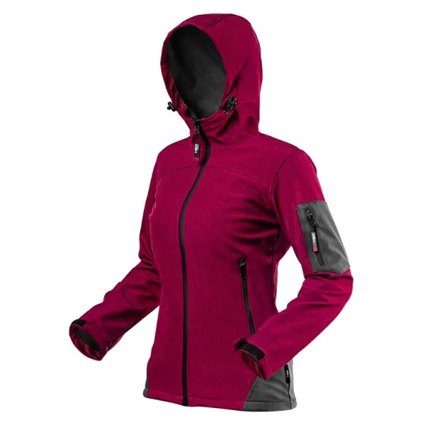 Куртка рабочая Softshell Woman Line, подкладка флис, капюшон, L(40), красный Neo Tools (80-550-L) - Фото 7