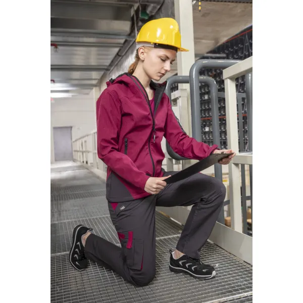 Куртка рабочая Softshell Woman Line, подкладка флис, капюшон, L(40), красный Neo Tools (80-550-L) - Фото 4