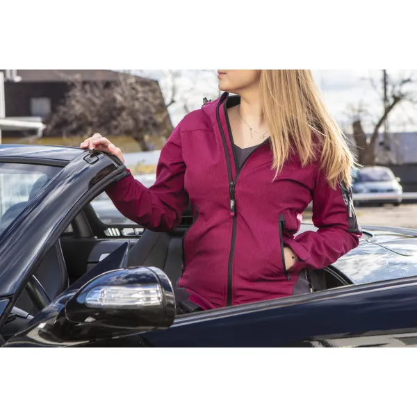 Куртка рабочая Softshell Woman Line, подкладка флис, капюшон, XL(42), красный Neo Tools (80-550-XL) - Фото 2