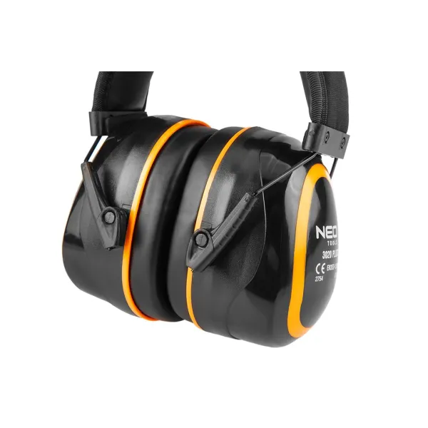 Навушники захисні SNR 30дБ, категорія III, 0.27кг, ізолююча піна G-TECH, 0.26кг, чорний Neo Tools (97-563) - Фото 4