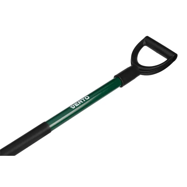 Лопата совковая рукоятка металлическая D-образная, 125см, 2.3кг Verto (15G012-1) - Фото 6