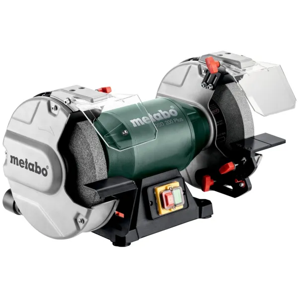 Станок точильный DSD 200 PLUS, 750Вт, круг 200x25, 2980ооб/мин, 17.8кг Metabo (604210000) - Фото 6