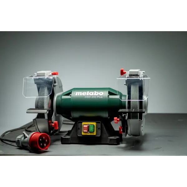 Станок точильный DSD 200 PLUS, 750Вт, круг 200x25, 2980ооб/мин, 17.8кг Metabo (604210000) - Фото 1