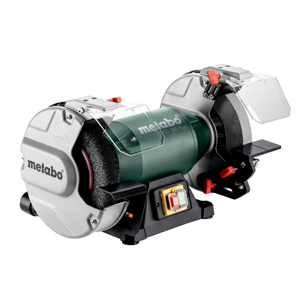 Станок точильный DSD 200 PLUS, 750Вт, круг 200x25, 2980ооб/мин, 17.8кг Metabo (604210000) - Фото 2