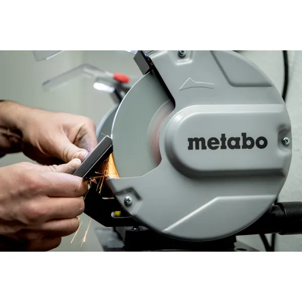 Станок точильный DSD 200 PLUS, 750Вт, круг 200x25, 2980ооб/мин, 17.8кг Metabo (604210000) - Фото 4