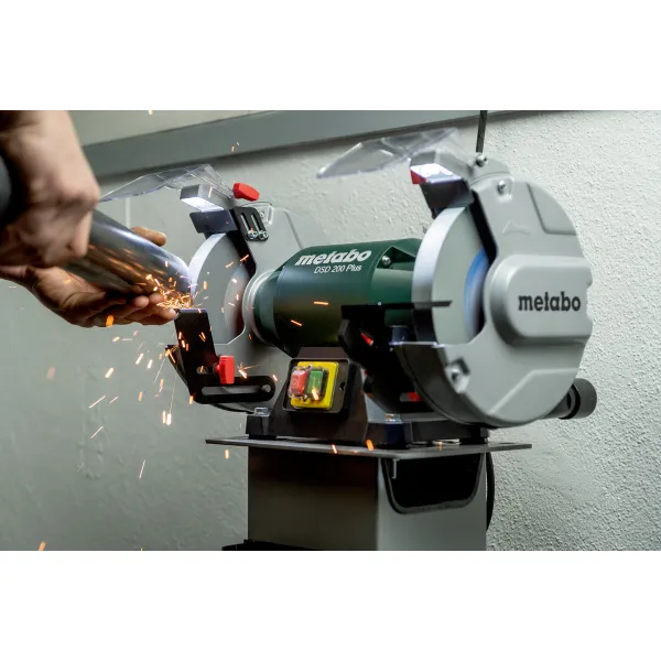 Станок точильный DSD 200 PLUS, 750Вт, круг 200x25, 2980ооб/мин, 17.8кг Metabo (604210000) - Фото 5