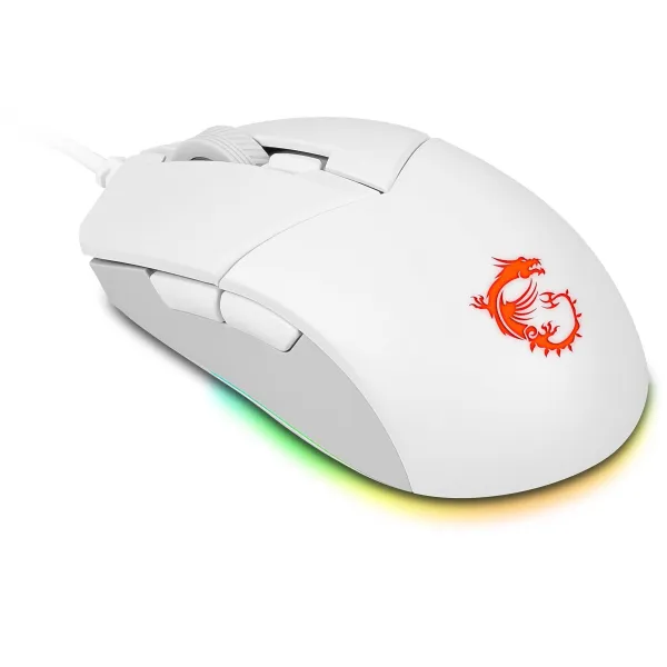 Комплект клавиатура и мышь USB RGB Vigor GK30 Combo White UA EN/UKR/RU белый MSI (S11-04UA302-CLA) - Фото 9