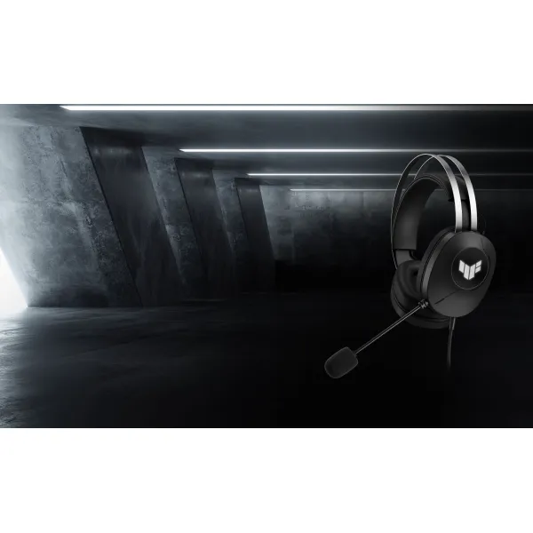 Гарнитура игровая USB-A TUF H1 GEN II  2м чёрная Asus (90YH044B-BHUA00) - Фото 1