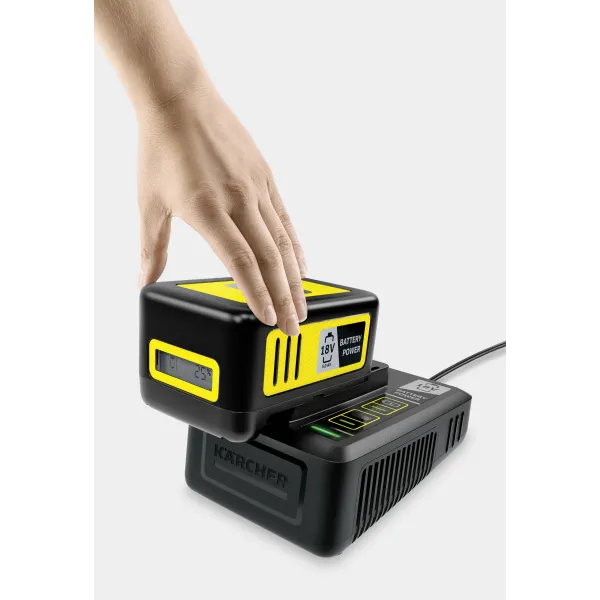 Набор аккумулятора и зарядного устройства 18В, 5А•час, ЗУ Karcher (2.445-063.0) - Фото 3