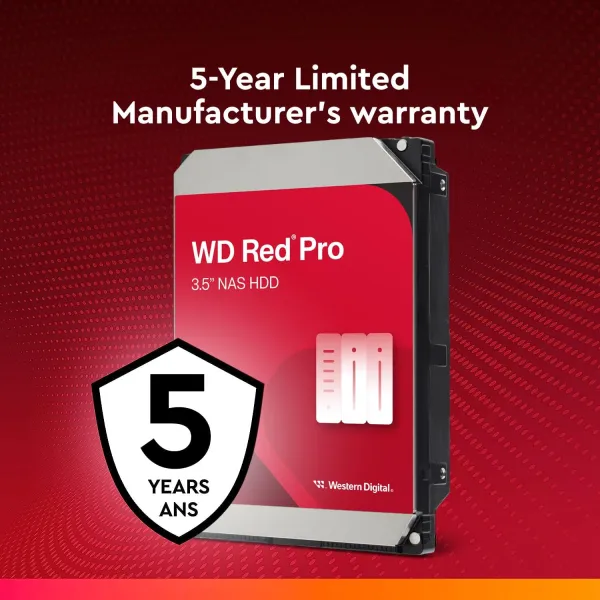 Диск жесткий 8TB 3.5" 7200 256MB SATA Red Pro NAS WD (WD8005FFBX) - Фото 2