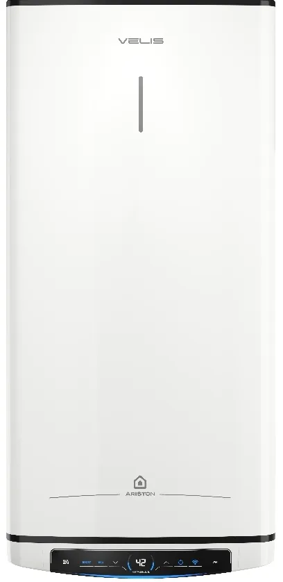 Водонагрівач VELIS PRO DRY WIFI 100 EU, 100л, 2*1,5кВт, сух тен, ун. монтаж, електр. кер-ння, B, Італія, Білий Ariston (3100910) - Фото 2