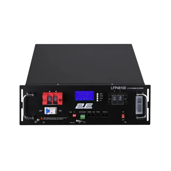 Батарея аккумуляторная LFP48 48В 100А•час 19" LCD 16S 2E (2E-LFP48100-LCD)