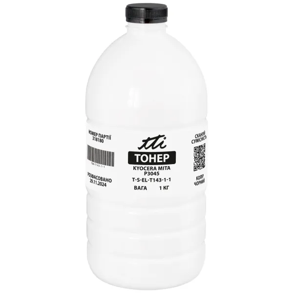 Тонер Kyocera Mita P3045 флакон, 1 кг TTI (TSM-T143-1-1) - Фото 31
