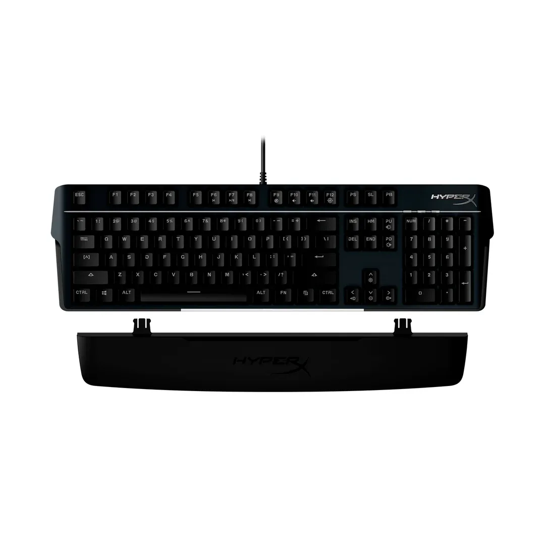 Клавіатура механічна USB-A, RGB Alloy MKW100 TTC Red, EN/UA, чорна HyperX (4P5E1AA) - Фото 4