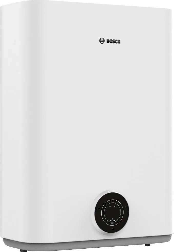 Водонагреватель электр.  плоский слим Tronic 3500, 80 л, 1,5 кВт, ун. монтаж, эл. упр-ние, B, белый BOSCH (7736507293) - Фото 1