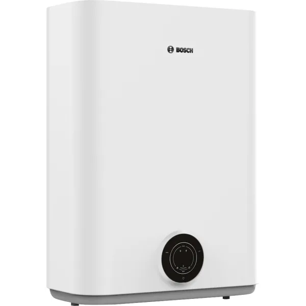 Водонагреватель электр.  плоский слим Tronic 3500, 80 л, 1,5 кВт, ун. монтаж, эл. упр-ние, B, белый BOSCH (7736507293) - Фото 1