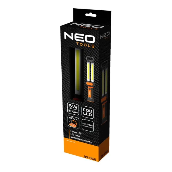 Ліхтар інспекційний акумуляторний 2400мА•ч 500лм 6Вт Neo Tools (99-066) - Фото 7