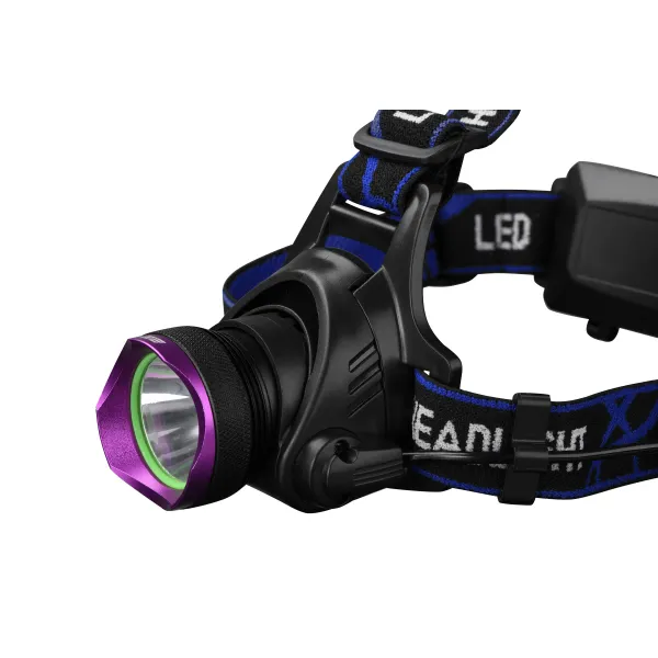 Фонарь налобный аккумуляторный HLBL1818T6 Micro-USB 1800мА·ч 230лм 5Вт 2E (2E-HLBL1818T6)