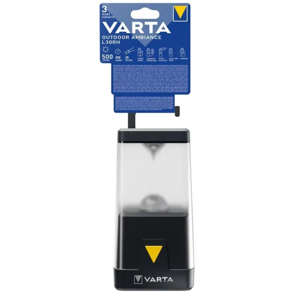 Ліхтар кемпінговий Ambiance L30RH IP54 до 500 люмен 3хАА Varta (18666101111)