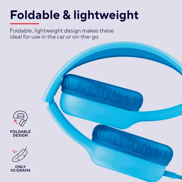 Наушники mini-jack Nouna Headphones Mic синие Trust (25278_TRUST) - Фото 3