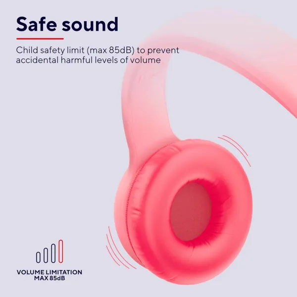 Наушники mini-jack Nouna Headphones Mic розовые Trust (25277_TRUST) - Фото 2