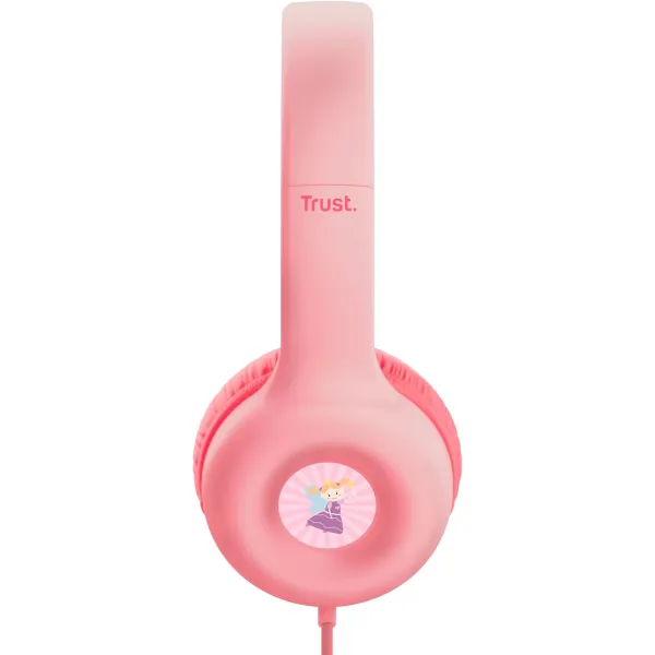 Наушники mini-jack Nouna Headphones Mic розовые Trust (25277_TRUST) - Фото 8
