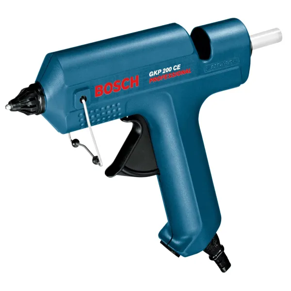 Пистолет клеевой GKP 200 CE, 500Вт, стержни 11мм, подача 30г/мин, 0.4кг Bosch (0.601.950.703)