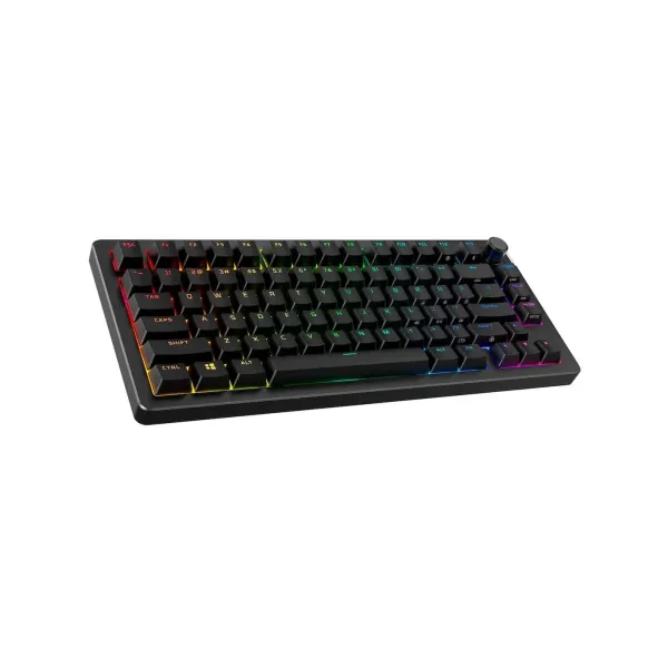 Клавиатура USB-A/WL/BT механическая, RGB Alloy Rise, Red, EN/UA, чёрная HyperX (91Y91AA) - Фото 1