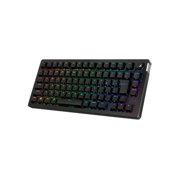 Клавиатура USB-A/WL/BT механическая, RGB Alloy Rise, Red, EN/UA, чёрная HyperX (91Y91AA) - Фото 2
