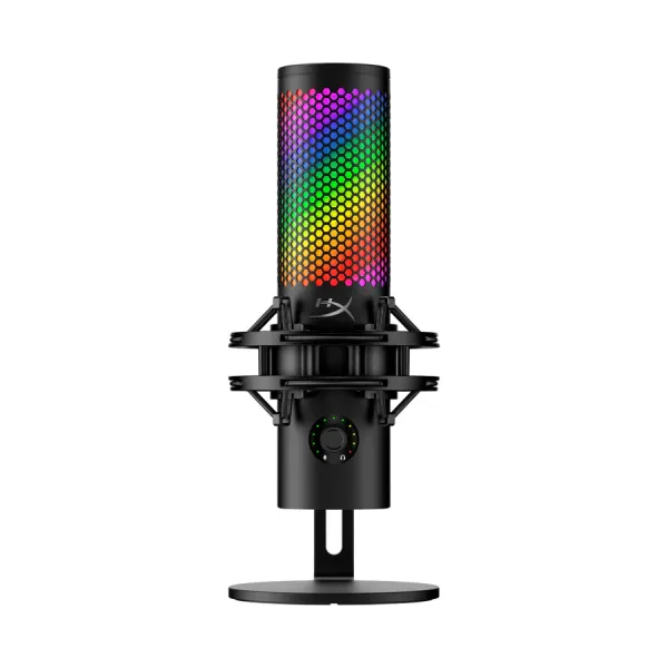 Мікрофон USB-A геймінговий, RGB, QuadCast 2 S, чорний HyperX (9A273AA)