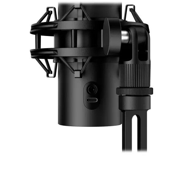Мікрофон USB-A геймінговий, RGB, QuadCast 2 S, чорний HyperX (9A273AA) - Фото 6