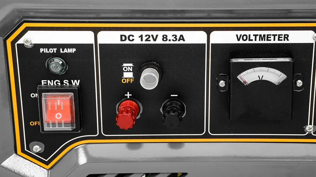 Генератор бензиновий 230В (1 фаза) 2/2.2кВт ручний старт AVR 40кг Graphite (58G904) - Фото 11