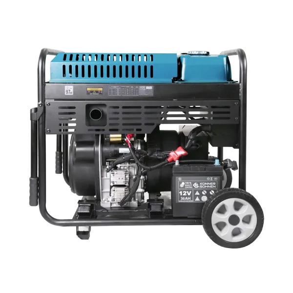 Генератор дизельный инверторный KS 9500IDE ATSR 230В 9.5кВт АВР(ATS) электростартер 130кг Konner&Sohnen (KS9500IDEATSR) - Фото 5