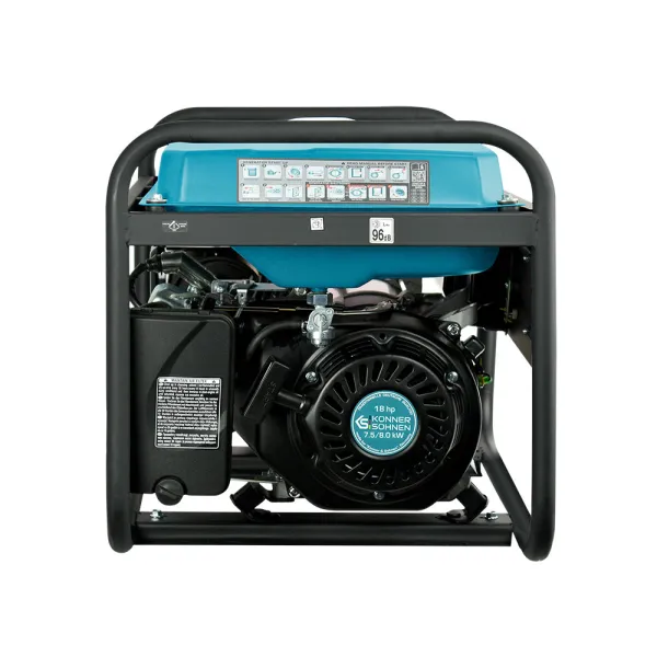 Генератор бензиновый KS 10000E-3 400В 7.5кВт 3 фазы электростартер 88кг Konner&Sohnen (KS10000E-3) - Фото 6