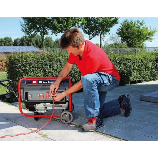 Генератор бензиновий TC-PG 35/E5 230В (1 фаза) 2.6/3.1кВт ручний старт AVR 41.2кг Einhell (4152551) - Фото 1